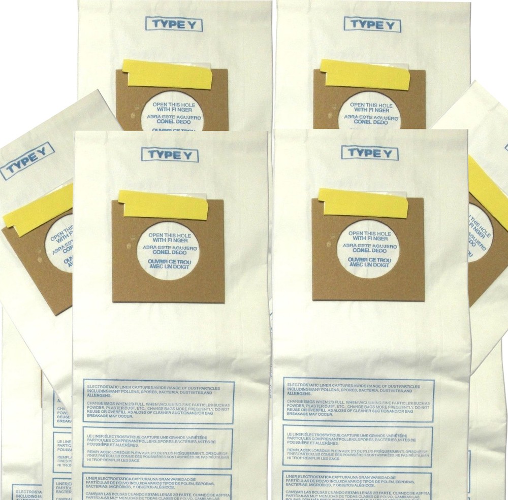 Type Y Replacement Allergen Filtration Bag for Hoover Upright Vacuum Cleaners 9P