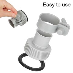 1-4pcs Adapter B 1.25″ to 1.5″ Type B Pool Hose Adapter Replacement Accessories