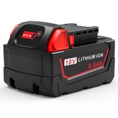 2PACK 8.0AH Battery For Milwaukee for M18 Lithium 18V Li-Ion Extended 48-11-1860