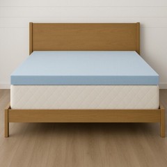 LOUNJ 2″ 3″ Gel Memory Foam Mattress Topper, Twin Twin XL Full | Made in USA