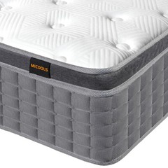 MICOOLS 12/14 Inch Mattress Twin Full Queen King Size Medium Firm Bed In a box