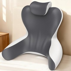 Reading Pillow for Sitting in Bed, 22”H Back Pillow for Sitting Up,Lumbar Rest