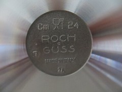 ROCH GUSS Grand Chef Flat Crepe Pan~S 24 cm 10”-Non Stick ~Made in ITALY NEW