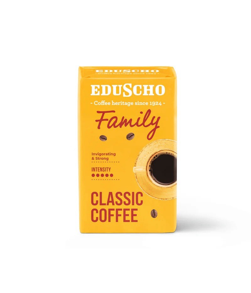 Eduscho Family Classic Ground Coffee 250g × 4 Pack (Total 1kg)