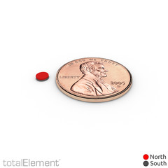 1/8 x 1/32 Inch Mini Neodymium Rare Earth Disc Magnets N52 (500 Pack)