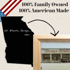 Black Puzzle Frame .75″ Inch Wide – Handmade Solid Wood Picture Frames