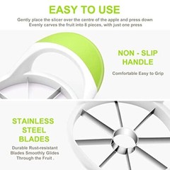 4.2 In 8 Super Sharp Blades Professional Stainless Steel Apple Slicer and Corer