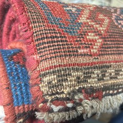 4.6 x 10.7 Orange Semi Antique Caucasian Yuruk Runner 72293
