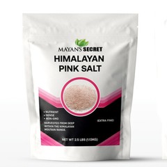 Mayan’s Secret Himalayan Pink Salt, 2.5 Lbs – Extra Fine | Trace Minerals