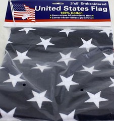 3’x5′ Sewn & Embroidered Cotton United States US Flag.