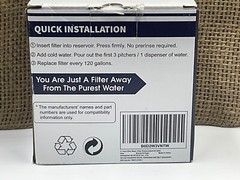 Fil-Fresh NSF Certified Pitcher Water Filter, Replacement 2 Pack Sealed Inside