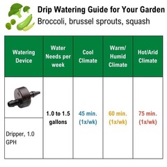 Rain Bird Drip Emitter Tubing 1/2 in x 100 ft Irrigation Hose 12 in Spacing