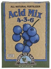 Down to Earth All Natural Acid Mix Fertilizer 4-3-6, 5 lb Assorted Sizes