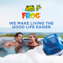 FROG @ease Floating Hot Tub Sanitizer System SmartChlor & Mineral Technology