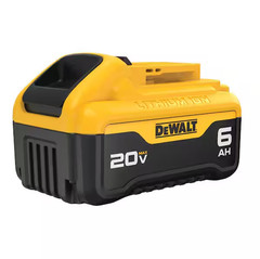 DEWALT 20V MAX XR Battery 6 Ah Lithium Ion, 2-Pack, Premium High Capacity
