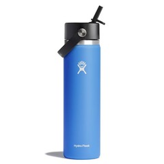 Hydro Flask Wide Mouth Flex Straw Water Bottle Vacuum-Insulated