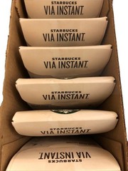 72 Starbucks VIA Instant Italian Dark Roast Packets ** See BB On Box **