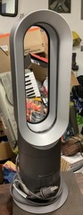 DYSON Hot + Cool Jet Focus Fan Heater Gray Silver Grey AM09 Used (NO REMOTE)