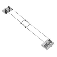 Adjustable Bathroom Corner Storage Bar Stainless Steel Shower 7.68-13.58in MISR