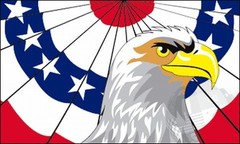 Patriotic Bald Eagle Flag 3×5 ft United States US USA American Banner