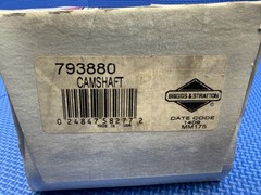Genuine Briggs & Stratton 793880 Replacement Camshaft Assembly 84005207