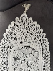 white lace table runner Size 14 X 56 Inch Set Of 2