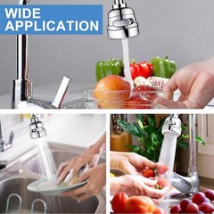 360 Degree Rotating Faucet Movable Kitchen Tap Head Water Saving Nozzle Sprayer