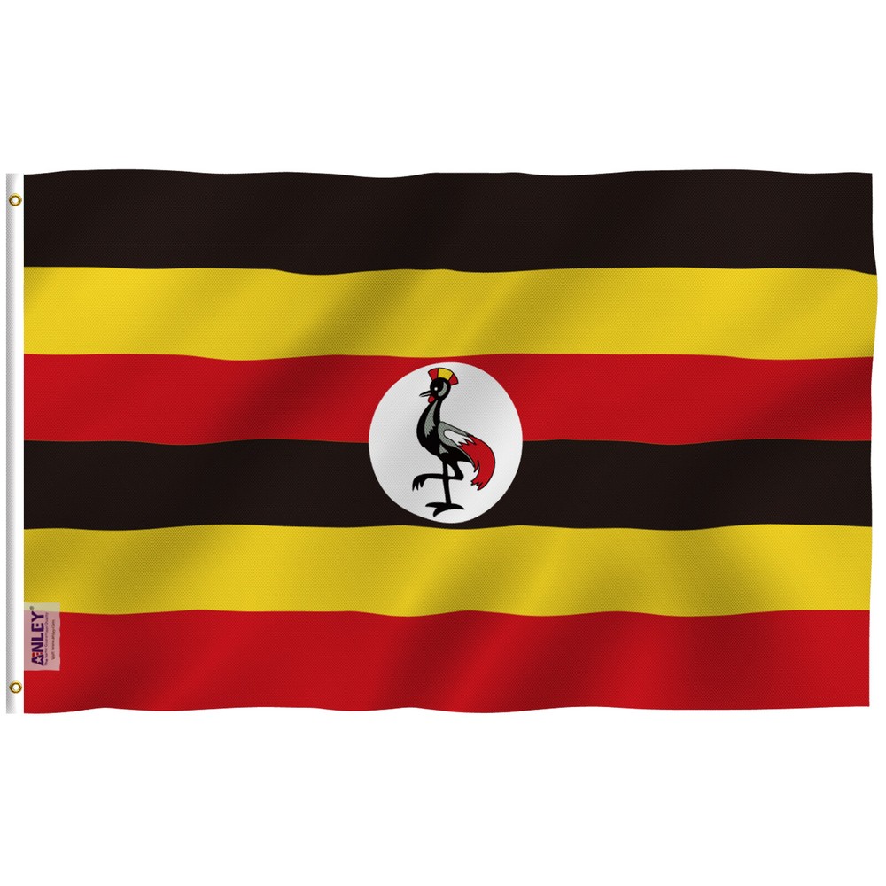 Anley Fly Breeze 3×5 Ft Uganda Flag – Republic of Uganda Flags Polyester