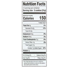 Great Value Chocolate Chip Chewy Cookies, 13 Oz