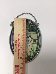 Siamese Cat 4.5×3.25” Oval Suncatcher AMIA Studios Hand-Painted Glass