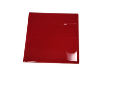 Candy Apple Red Ceramic Tile 4.25 in Subway Subway Square Mid Century Modern