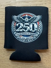 America 250th anniversary 4th of July Can Koozies Coolers Coozies Beer Eagle