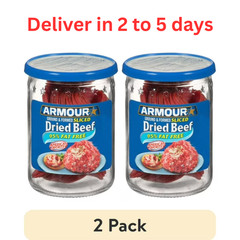 (2 pack) Armour Star Sliced Dried Beef, Jarred Meat, 2.25 oz.
