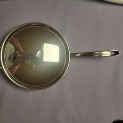 All-Clad D3 3-Ply Stainless Steel Sauté Pan with Lid & Handle 3 Quart NWT