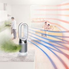 Dyson Pure Hot+Cool™ Purifying Heating Fan HP04 | Nickel/Silver | Refurbished