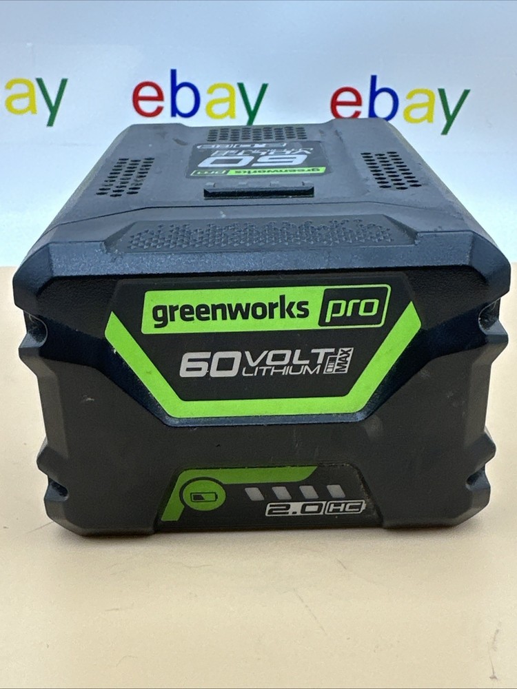 GreenWorks Pro 60-Volt Max 2.0 Amp Hours Rechargeable Lithium Ion- A2B3-9