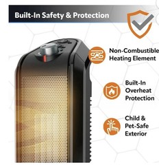 Lasko Digital Ceramic Tower Heater with Remote Control CT16670