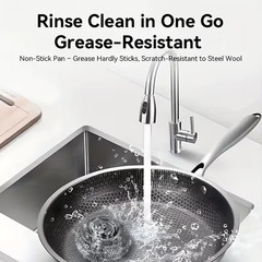 Stainless Steel 10 in Tri-Ply Fry Pan, 304 Grade Material, Non-Stick , PFOA Free