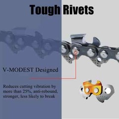5 pack 24″ Chainsaw Chain For Husqvarna 390XP 455/460 Rancher 3/8″-.050″-84DL