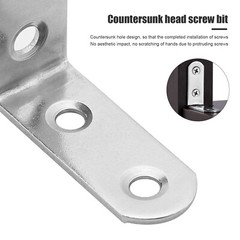 1.5″ L-Shaped Bracket Corner Brace Stainless Steel Bracket Right Angle w/Screws