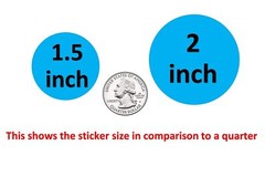 custom personalized stickers, labels, tags, envelope seals, customized round