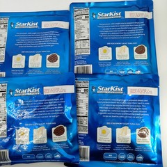 StarKist Wild Caught Chunk Light Tuna in Water 11 oz Pouch 4 Pack Exp 09 2028