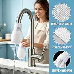 Faucet Filter Cotton Bags,Universal Anti-Splash Water,Remove Limescale Sand Rust