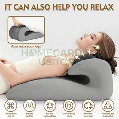 Sweet Spot Couple Pillow Couple Pillow Hip Pad Wedge Pillow Memory Foam 27°Angle