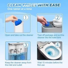 Multipurpose Bathroom Cleaners 54 Pack Commercial & Household Toilet Bowl Cleane