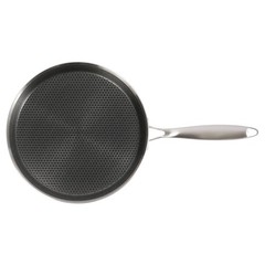 11in Stainless Steel Crepe Pan Pancake Pan Non Stick Cooking Pan For Kitchen