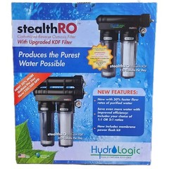 New HydroLogic Stealth-RO150 System Upgraded KDF85/Carbon Filter Hydroponics