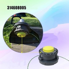 314608005 Trimmer Head Compatible for Ryobi Straight Shaft Trimmer Attachments