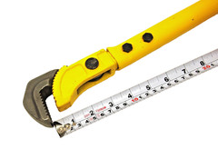H.D. Pipe Wrench 18.5″ Self Adjustable Forged Steel Plumber Multi-function