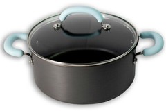 Rachael Ray 11-Piece Hard Anodized Aluminum Cookware Set, Gray